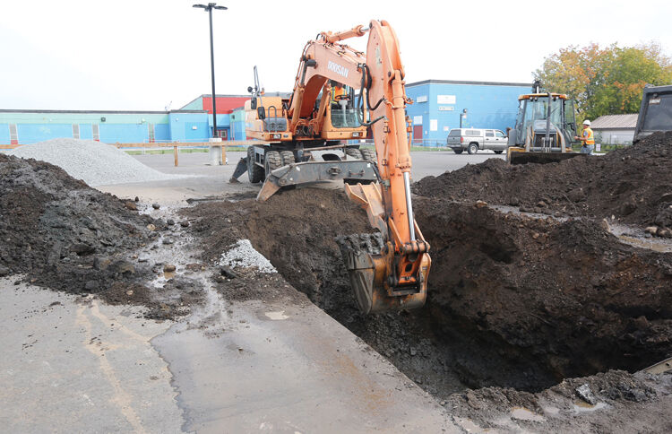 Search for watermain break